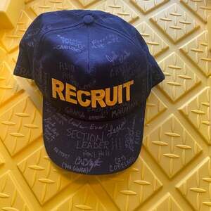 Recruit "Graffiti" Spellout USA Made Hat Black Snapback‎